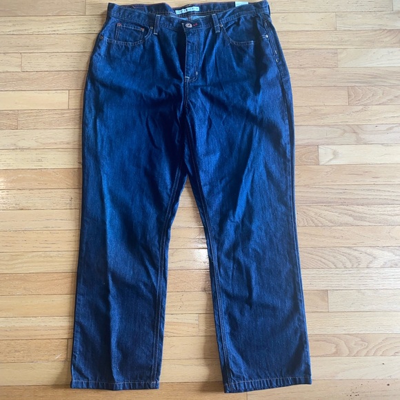 VINTAGE Y2K TOMMY HILFIGER JEANS SIZE 16A DARK WASH STRAIGHT LEG BOYFRIEND NWT - Picture 15 of 15